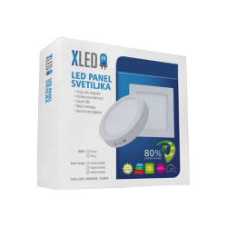Xled XLED-NRCW-18W 18W 6000K,?192x28 mm,1440Lm , nadgradni okrugli led panel