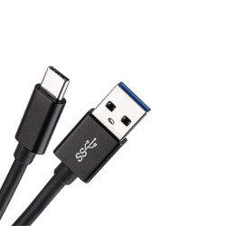 Xwave USB kabl TIP-C/USB 3.0 (tip A-muski) -USB 3.1 (TIP C-muski)/duzina 1,2m/crni pvc