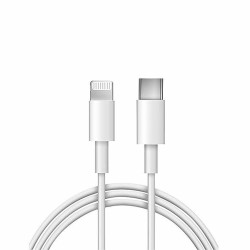 Xwave USB kabl TIP-C - LIGHTNING (Iphone) M/M 5Gbp/s 1m 3A / beli /bakar/20W/BRZO PUNJENJE