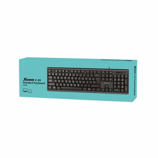 Xwave X-09 USB US tastatura crna