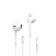 Xwave E-500M sa mikro/stereo/3.5mm jack/kabl 1.3 m/IPHONE EARBUD OBLIK/box/bele slušalice za mobilni