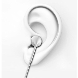 Xwave E-500M sa mikro/stereo/3.5mm jack/kabl 1.3 m/IPHONE EARBUD OBLIK/box/bele slušalice za mobilni
