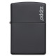 Zippo 218ZL Matte Black Zippo Logo upaljač