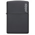 Zippo 218ZL Matte Black Zippo Logo upaljač