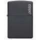 Zippo 218ZL Matte Black Zippo Logo upaljač