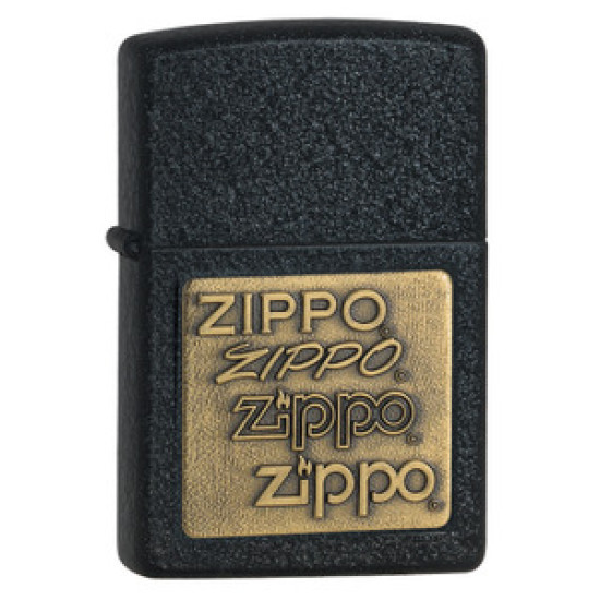 Zippo 362 Black Crackle Gold Zippo Logo upaljač