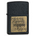 Zippo 362 Black Crackle Gold Zippo Logo upaljač
