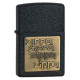 Zippo 362 Black Crackle Gold Zippo Logo upaljač