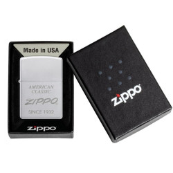 Zippo 48161 American design Satin Chrome Lustre upaljač