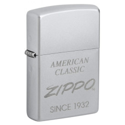 Zippo 48161 American design Satin Chrome Lustre upaljač