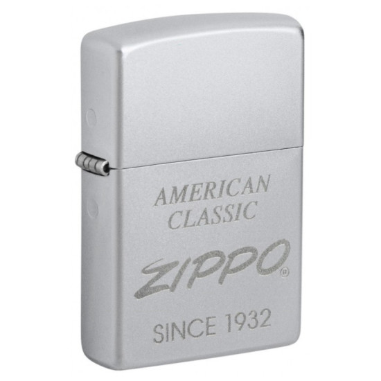 Zippo 48161 American design Satin Chrome Lustre upaljač
