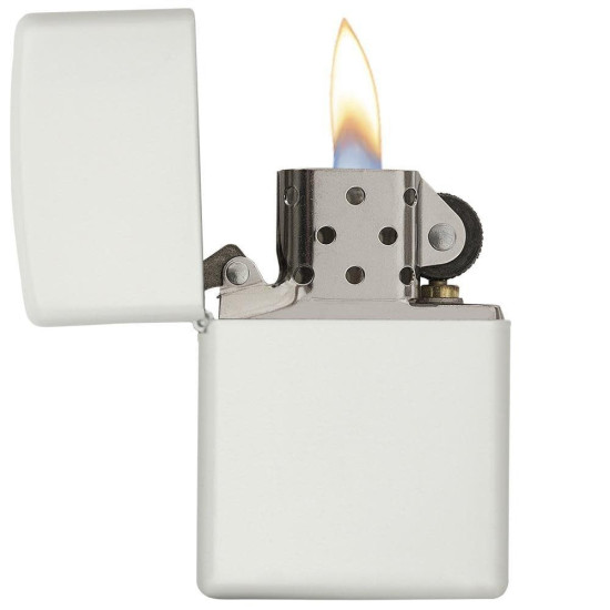 Zippo 214 Regular White Matte upaljač
