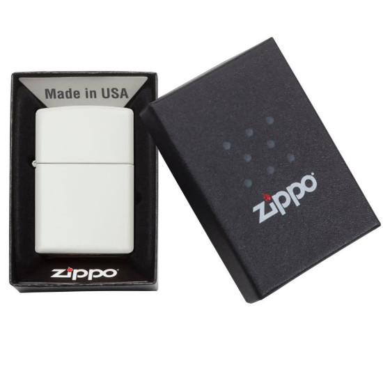 Zippo 214 Regular White Matte upaljač