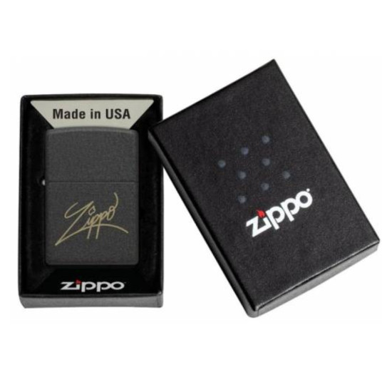 Zippo 48143 Classic Black Crackle Laser Engrave