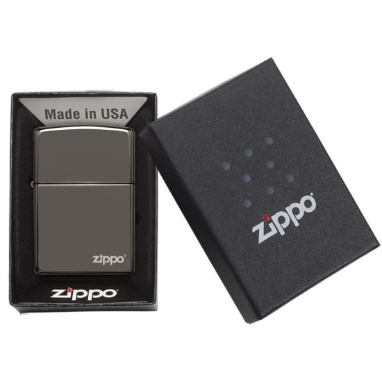 Zippo 150ZL Black Ice With logo upaljač