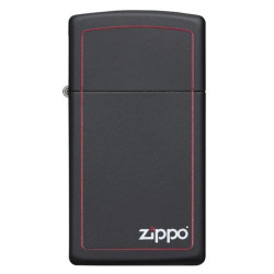 Zippo 1618ZB Slim Black Zippo Bor upaljač