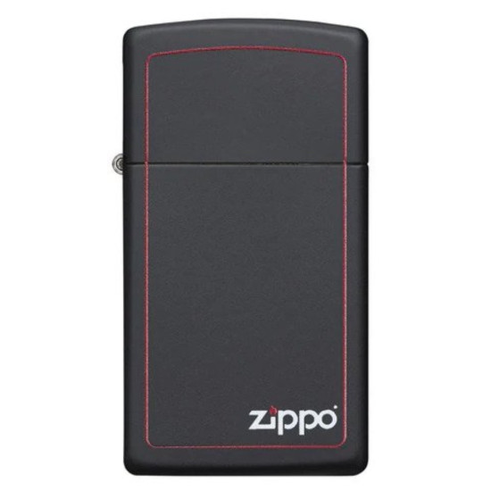 Zippo 1618ZB Slim Black Zippo Bor upaljač
