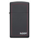 Zippo 1618ZB Slim Black Zippo Bor upaljač