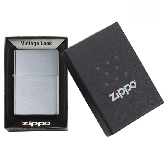 Zippo 230 Vintage Brush Chrom upaljač