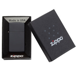 Zippo 1618 Slim Black Matte upaljač