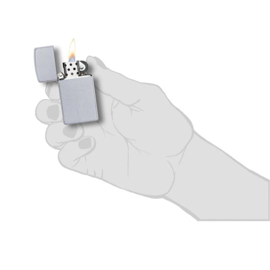 Zippo 1605 Slim Satin Chrome upaljač