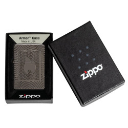 Zippo 48569 Black Ice Armor Flame Pattern upaljač