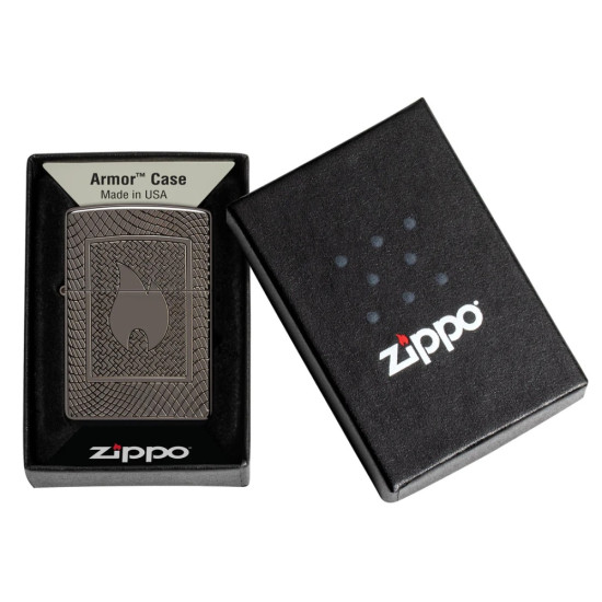 Zippo 48569 Black Ice Armor Flame Pattern upaljač