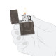 Zippo 48569 Black Ice Armor Flame Pattern upaljač