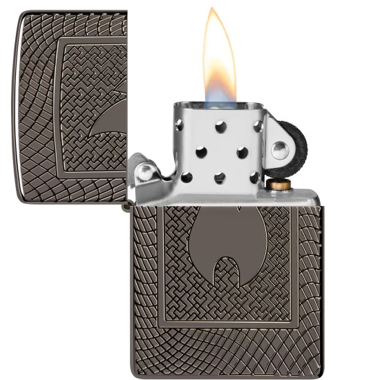 Zippo 48569 Black Ice Armor Flame Pattern upaljač