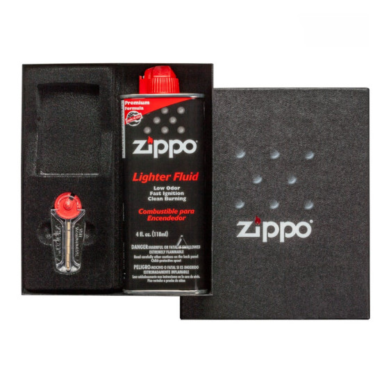 Zippo 50R Classic Lighter Gift Set (benzin + kremen) M
