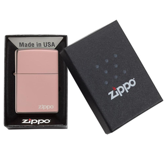 Zippo 49190ZL ROSE GOLD LOGO upaljač