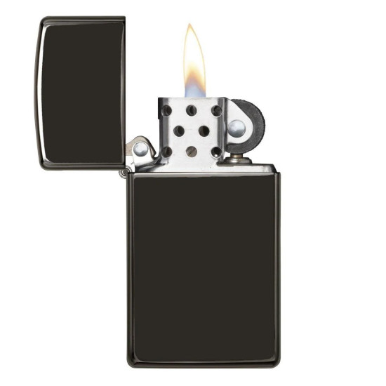 Zippo 28123ZL Slim High Polish Ebony upaljač