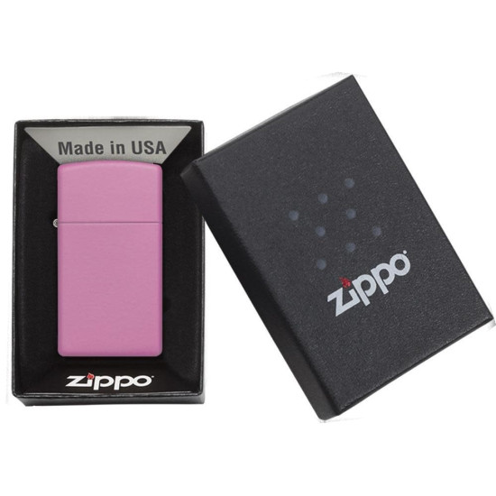 Zippo 1638 Pink Matte Slim upaljač