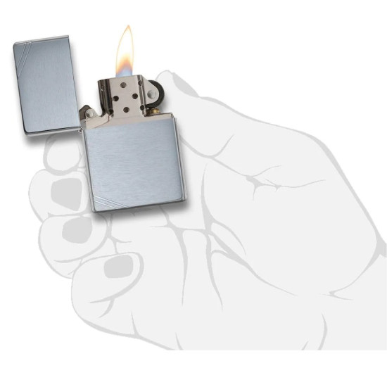 Zippo 230.25 Vintage Slashes Brushed Chrome upaljač