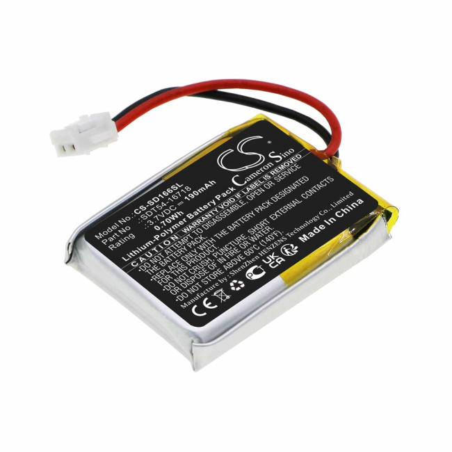 Cameron Sino CS-SD166SL 3.7V 190mAh Li-Polymer baterija za ogrlicu za psa Sportdog SDT54-16718