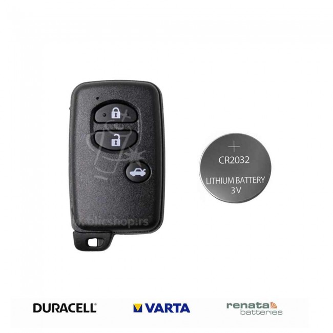Baterija za Toyota Avensis 2011-2014 auto ključ