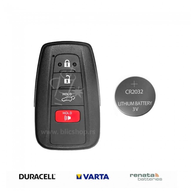 Baterija za Toyota Corolla 2020-2024 auto ključ